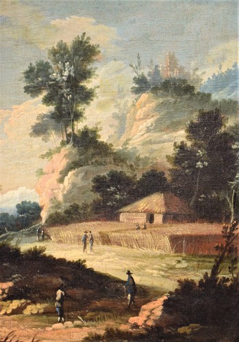 Paire de Caprices Vénitiens - Giuseppe Zais (Trévise1709-1781) - Romano Ischia